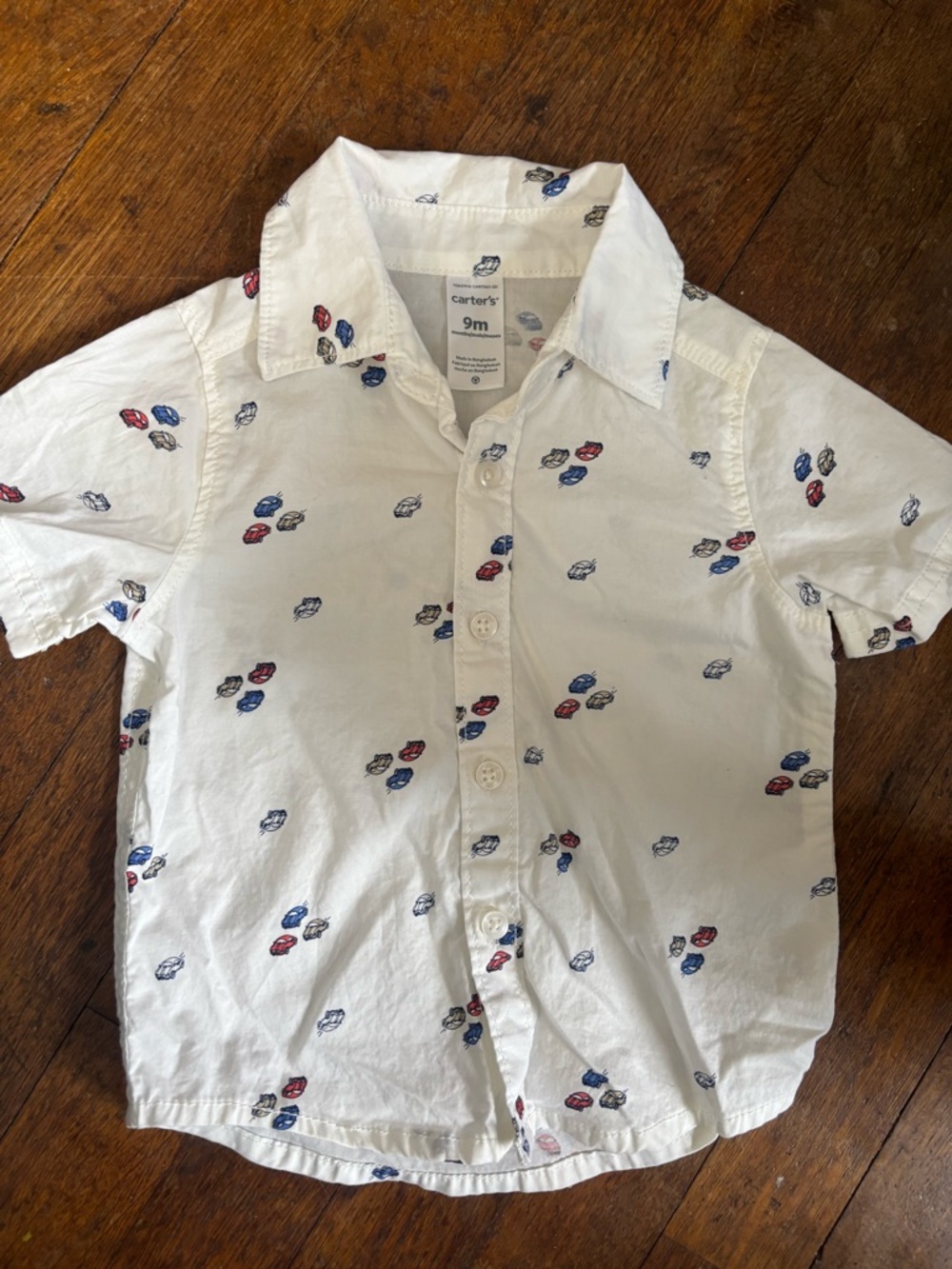 Carter’s Car Button Down Shirt